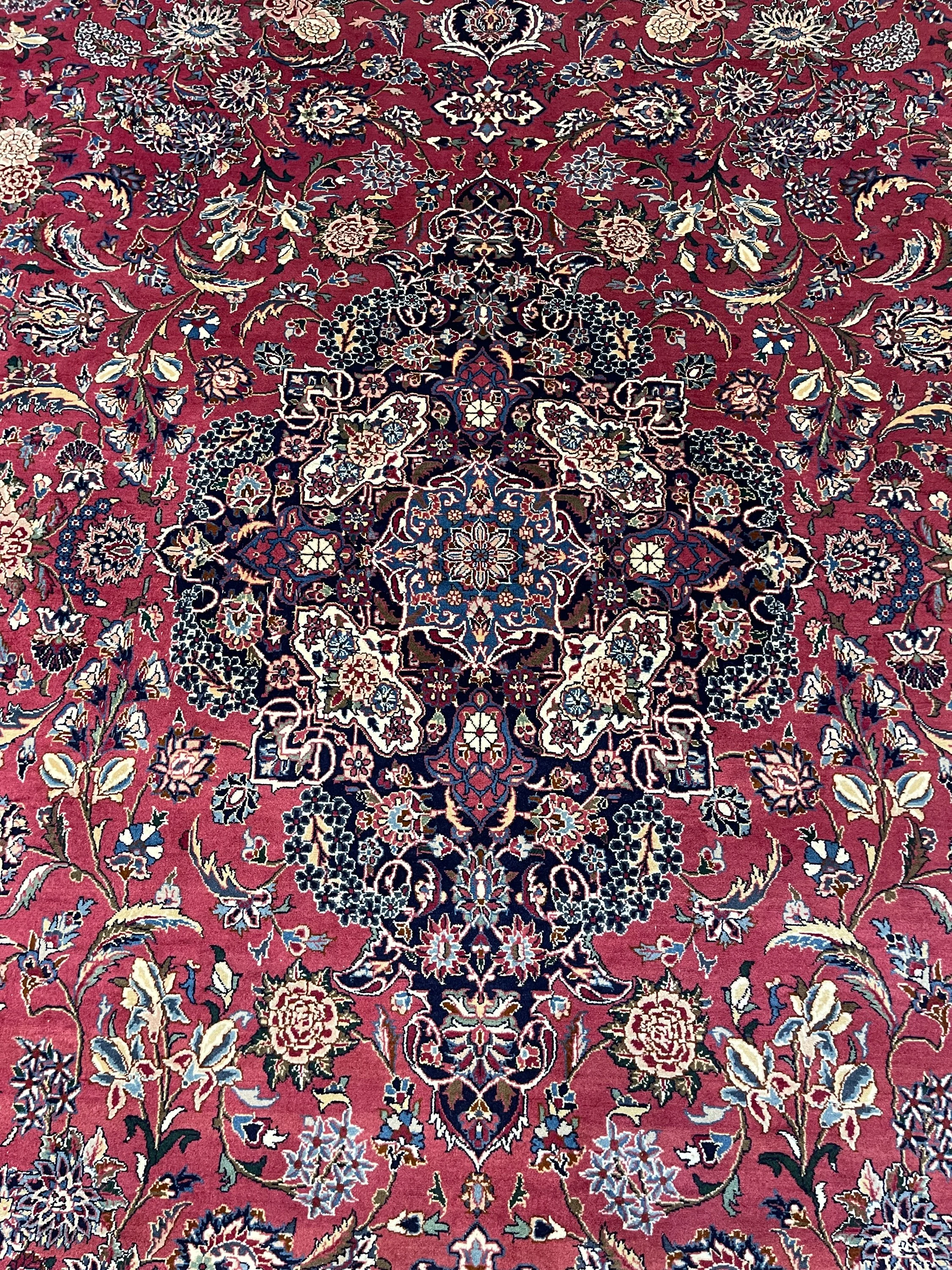 Pak Tabriz Wool and Silk - F-1300, Pakistan rug, 9' x 12'3" - photo 2