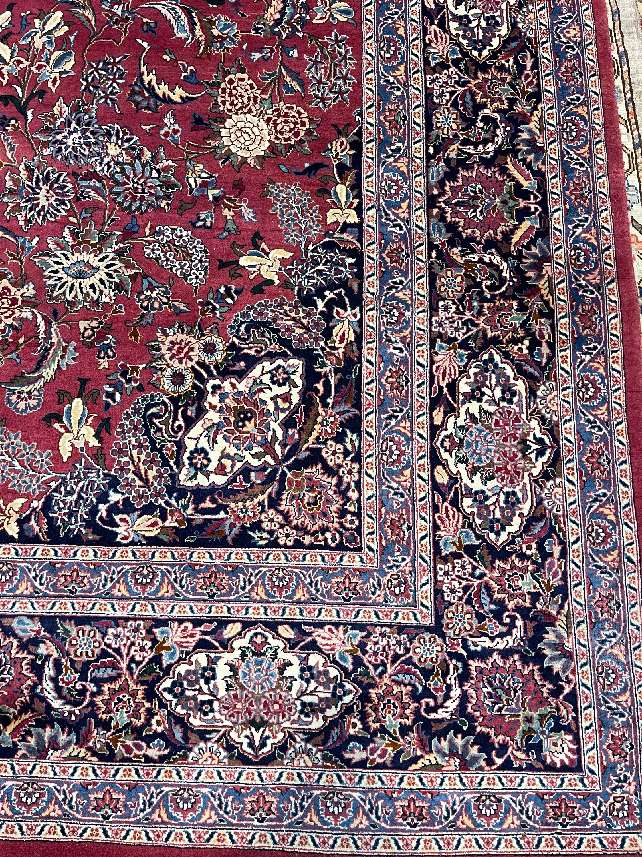 Pak Tabriz Wool and Silk - F-1300, Pakistan rug, 9' x 12'3" - photo 3