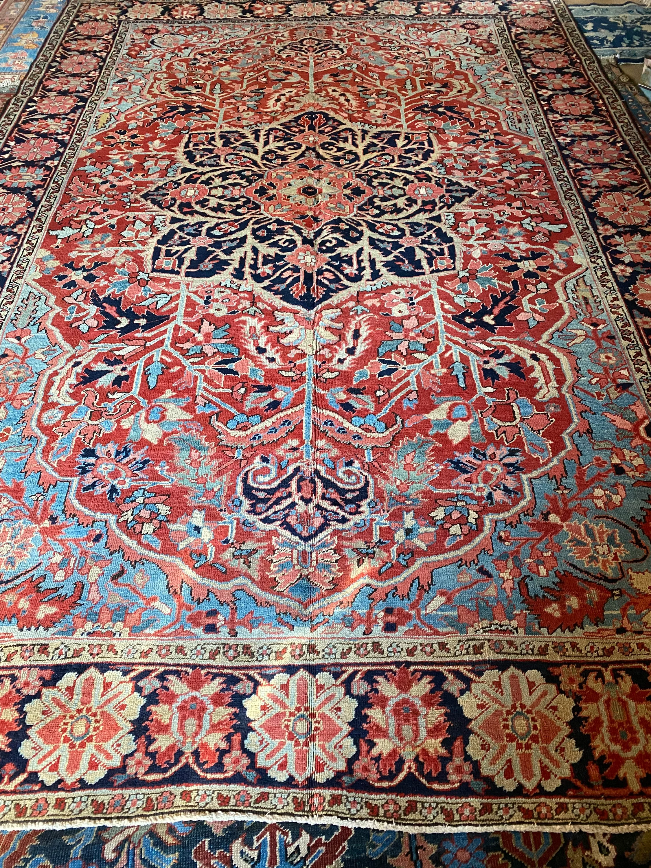 Antique Persian Heriz - F-113, Iran