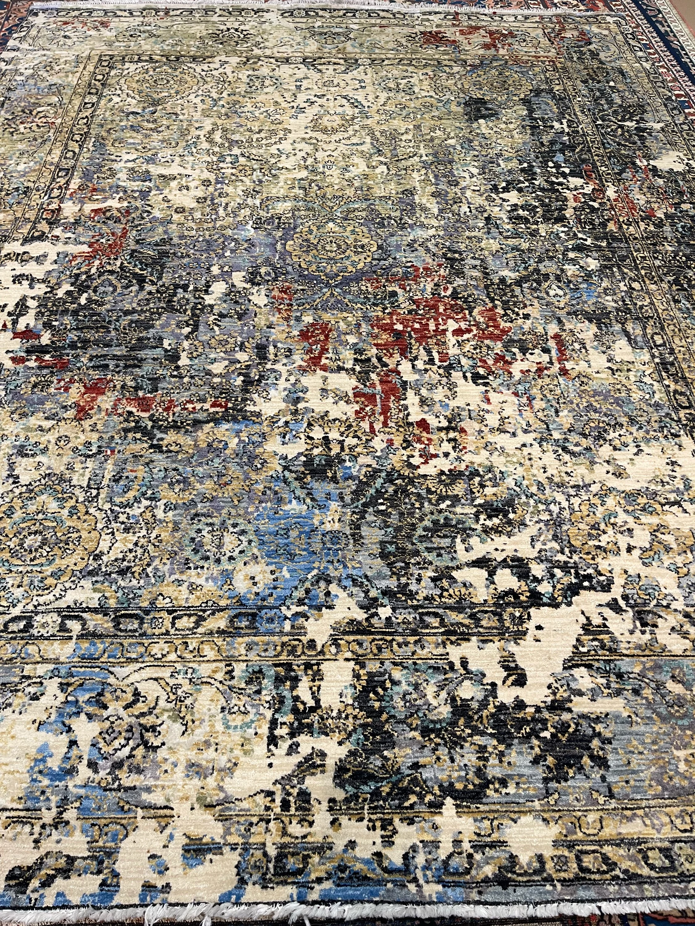 Modern Multicolor Rug - F-2036, Afghanistan rug, 8' x 10' - photo 3